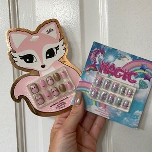 Justice Set of 2 Girls Press on Nails